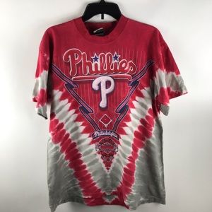 Philadelphia Phillies Liquid Blue vintage tie-dye